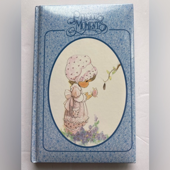 5/$30 Precious Moments Bundle. Basket with PM Porcelain Attachment & Journal EUC - Picture 3 of 11